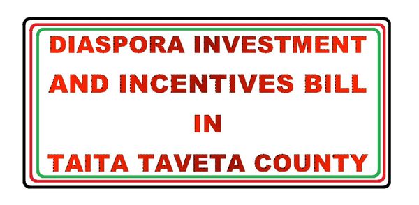 Diaspora Investment & Incentives Bill In Taita Taveta