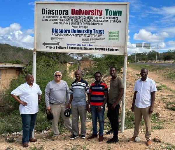 Prof. Philliph Mutisya of U.S Inspects Progress at DUT in Voi, Kenya.